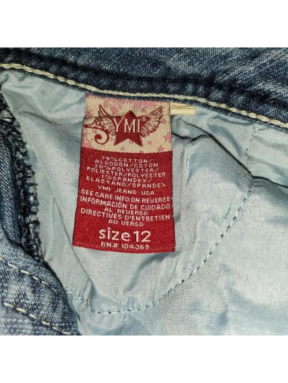 Y2K YMI blue denim shorts #y2k #denim